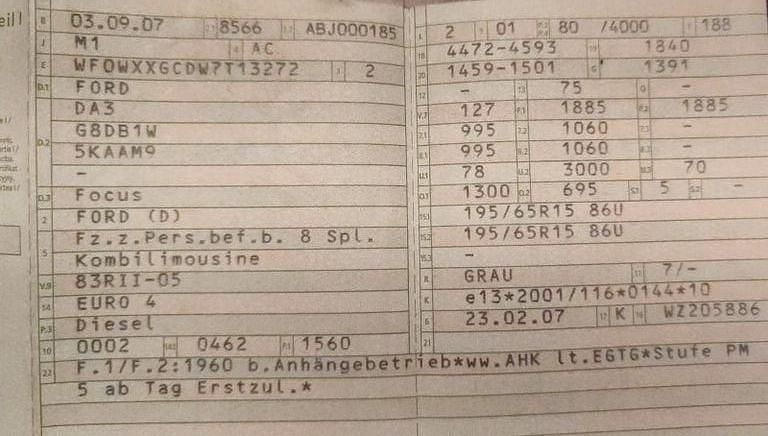 Gebraucht Ford Focus Ambiente 109 PS (80 kW) 2007 Grau Kombi