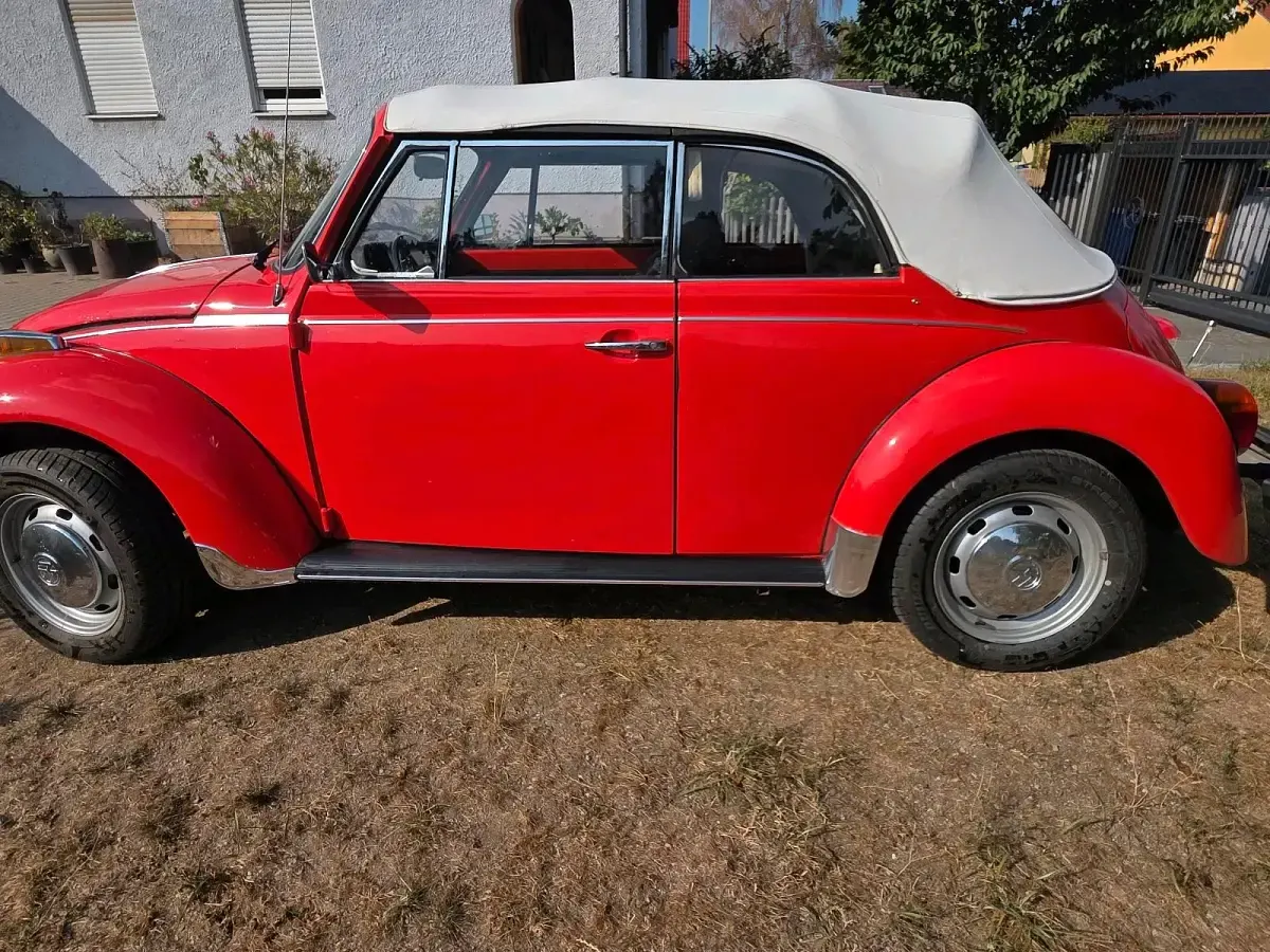 Gebraucht VW Käfer Karmann 34 PS (25 kW) 1977 Rot Cabrio