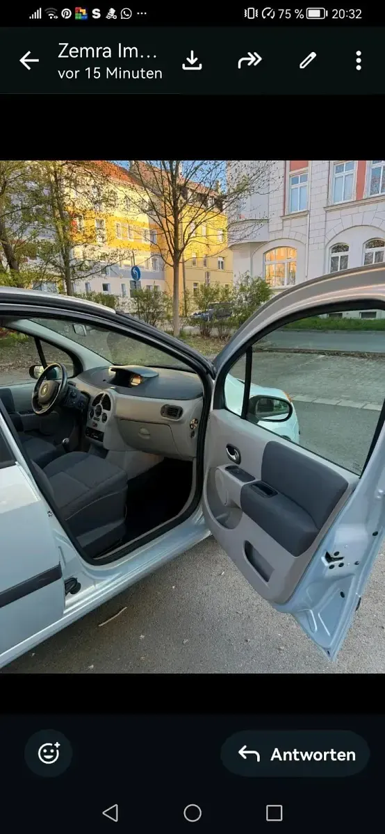 Brugt Renault Modus 90 HK (66 kW) 2005 Grå MPV