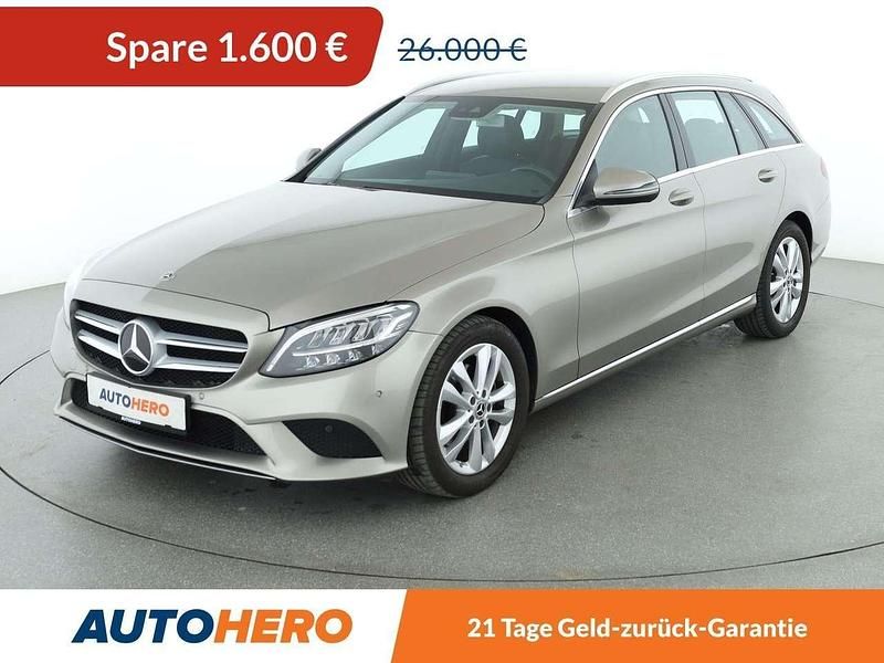Mojavesilber Gebraucht 2019 Mercedes C200 Avantgarde Kombi | 24.400 € (Superpreis) - Bild 1/3