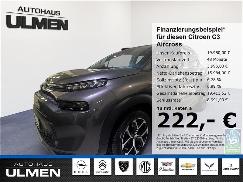 Grau Gebraucht 2023 Citroën C3 Aircross PureTech SUV | 19.980 € (Etwas zu teuer) - Bild 1/4