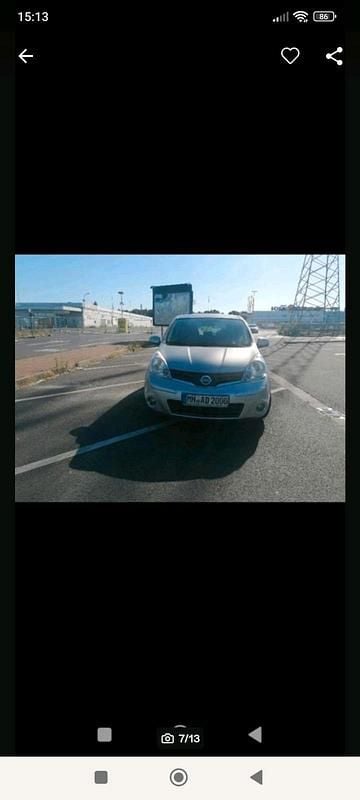 Silber Gebraucht 2009 Nissan Note Van / Kleinbus | 1.700 € (Superpreis) - Bild 1/4