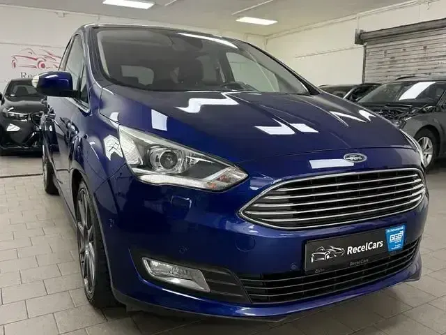 Gebraucht Ford C-MAX Titanium 125 PS (91 kW) 2016 Blau Van / Kleinbus