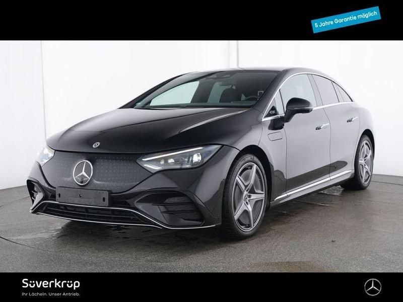 Schwarzlack obsidianschwarz (metallic) Gebraucht 2024 Mercedes EQE350 AMG Limousine | 51.935 € (Guter Preis) - Bild 1/2