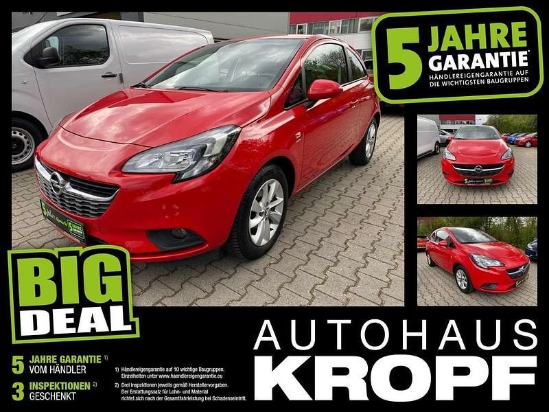 Lava rot Gebraucht 2018 Opel Corsa Kleinwagen | 9.880 € (Fairer Preis) - Bild 1/4