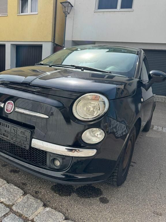 Gebraucht Fiat 500 Lounge 69 PS (50 kW) 2010 Schwarz Kleinwagen