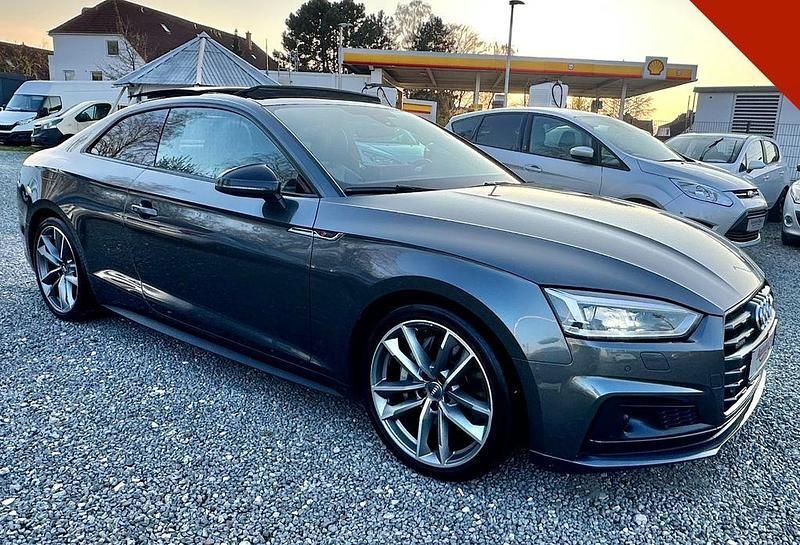 Grau Gebraucht 2018 Audi A5 S-Line Coupé | 24.998 € (Etwas zu teuer) - Bild 1/4