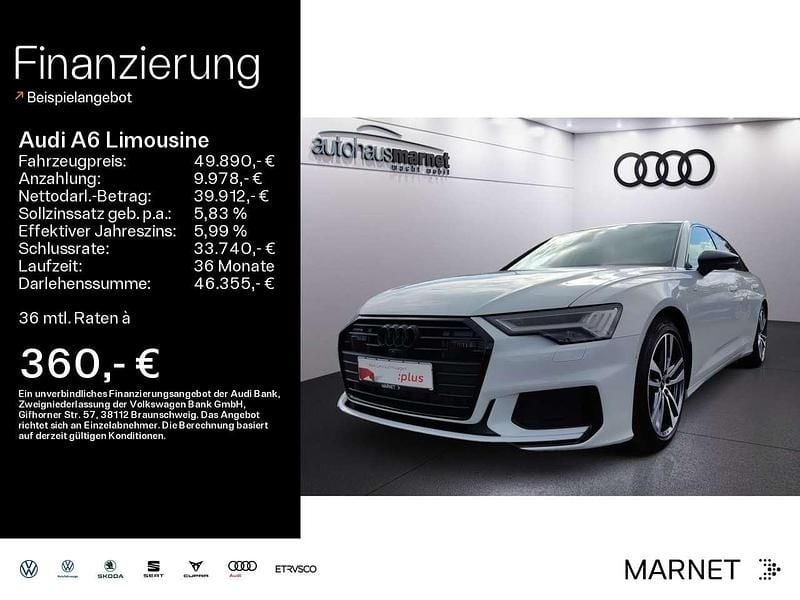 Weiß Gebraucht 2023 Audi A6 Sport | 49.890 € (Fairer Preis) - Bild 1/4