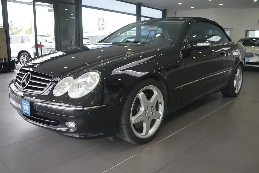 Gebraucht Mercedes CLK500 Avantgarde 306 PS (225 kW) 2003 Schwarz Cabrio