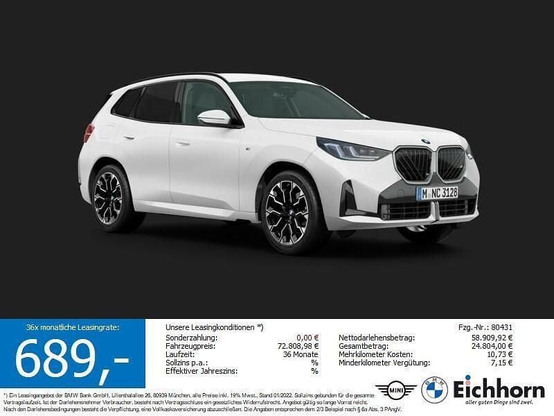 Neu BMW X3 M Sport 190 PS (139 kW) 2025 Weiß SUV