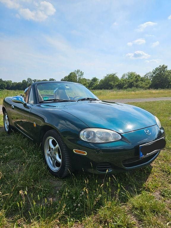 Gebraucht Mazda MX5 110 PS (80 kW) 2001 Grün Cabrio