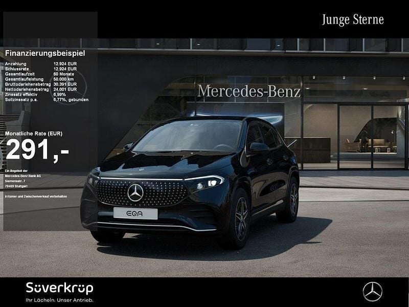 Schwarz Gebraucht 2024 Mercedes EQA250+ AMG SUV | 36.925 € (Guter Preis) - Bild 1/2