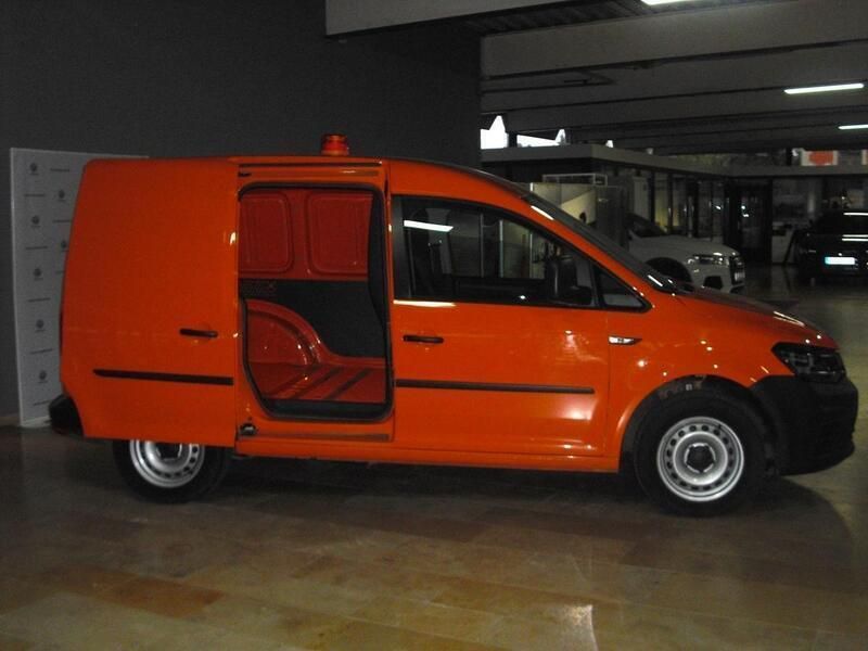 Gebraucht VW Caddy 75 PS (55 kW) 2019 Orange Van / Kleinbus