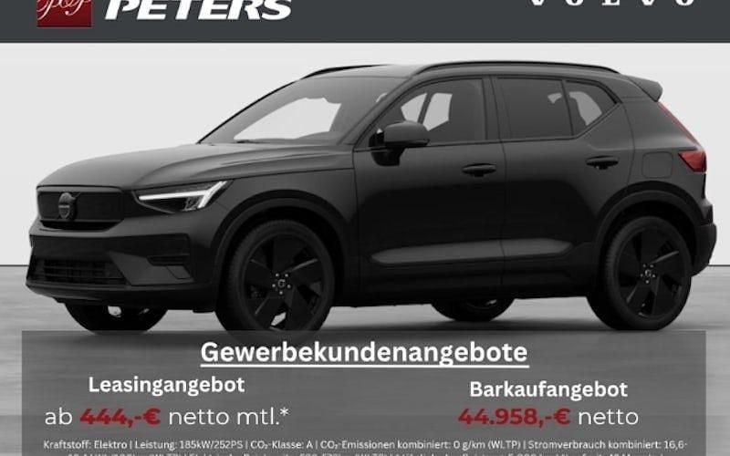 Schwarz Neu 2025 Volvo EX40 Ultra SUV | 52.900 € (Fairer Preis) - Bild 1/2