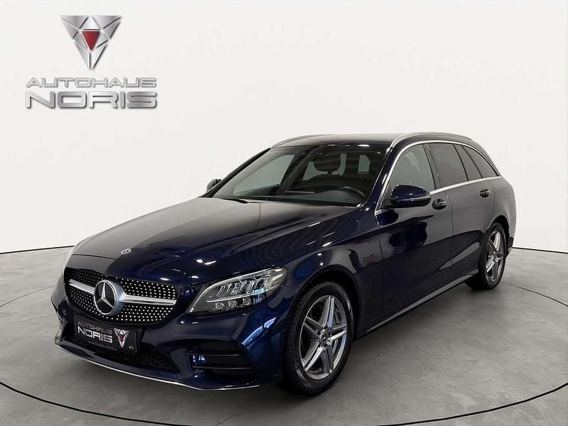 Gebraucht Mercedes C220 AMG 194 PS (142 kW) 2021 Cavansitblau  metalliclack Kombi