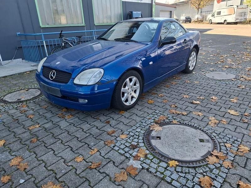 Blau Gebraucht 1997 Mercedes SLK230 Cabrio | 1.299 € (Superpreis) - Bild 1/4