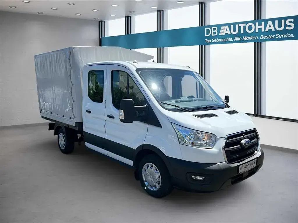 Gebraucht Ford Transit Trend 131 PS (96 kW) 2021 Weiß Limousine