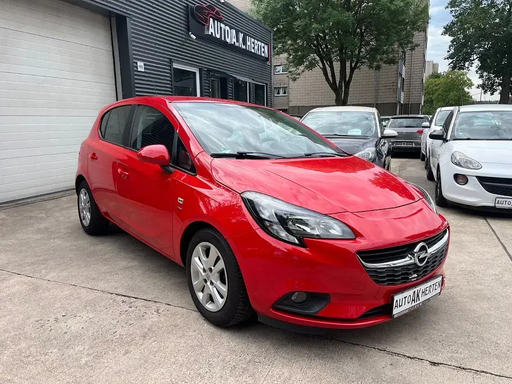 Gebraucht Opel Corsa drive 69 PS (50 kW) 2016 Rot Kleinwagen