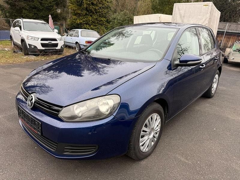 Gebraucht VW Golf VI Trendline 80 PS (58 kW) 2010 Blau Kleinwagen