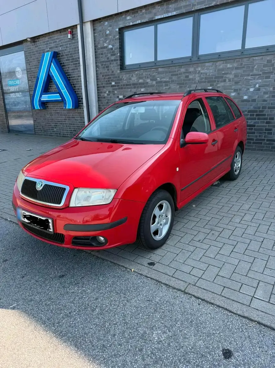 Gebraucht Skoda Fabia 75 PS (55 kW) 2006 Rot Kombi