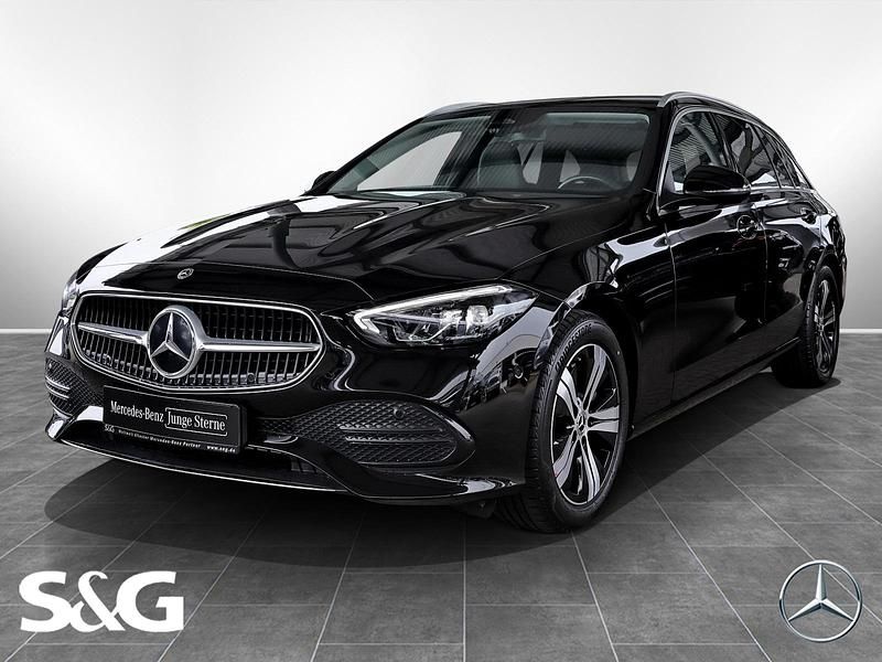 Metalliclack obsidianschwarz Gebraucht 2024 Mercedes C200 Avantgarde Kombi | 37.500 € (Fairer Preis) - Bild 1/4