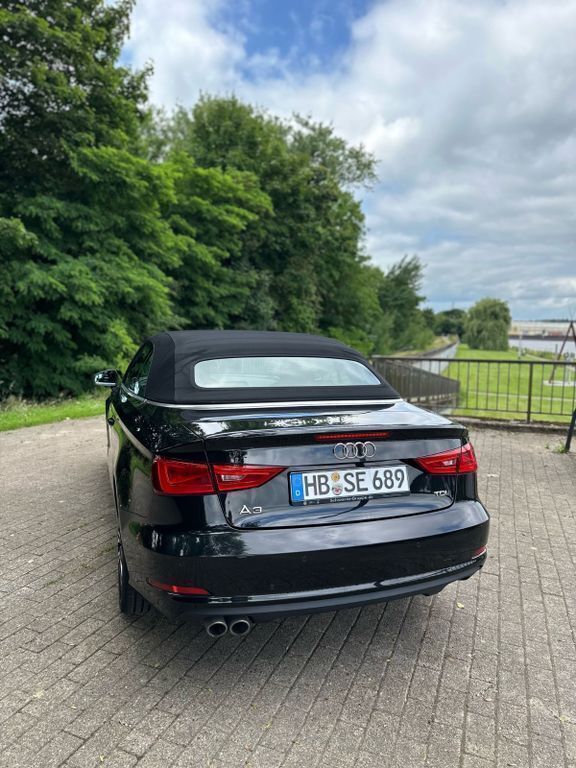 Schwarz Gebraucht 2014 Audi A3 Cabriolet Attraction Cabrio | 9.599 € (Guter Preis) - Bild 1/4