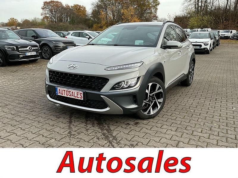 Grau Gebraucht 2021 Hyundai Kona Premium SUV | 15.831 € (Etwas zu teuer) - Bild 1/4