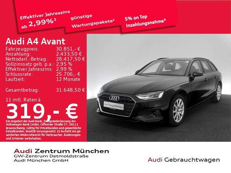 Gebraucht Audi A4 Basis 204 PS (150 kW) 2023 Brillantschwarz Kombi