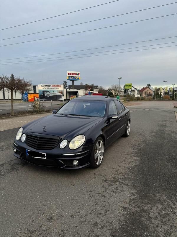 Blau Gebraucht 2002 Mercedes E500 Limousine | 6.499 € (Guter Preis) - Bild 1/4