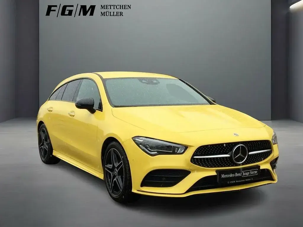 Gebraucht Mercedes CLA200 AMG 150 PS (110 kW) 2023 Unilack sonnengelb Coupé