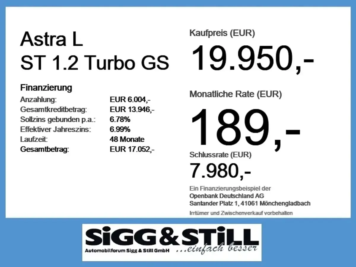 Gebraucht Opel Astra 131 PS (96 kW) 2024 Vulkan grau Kombi