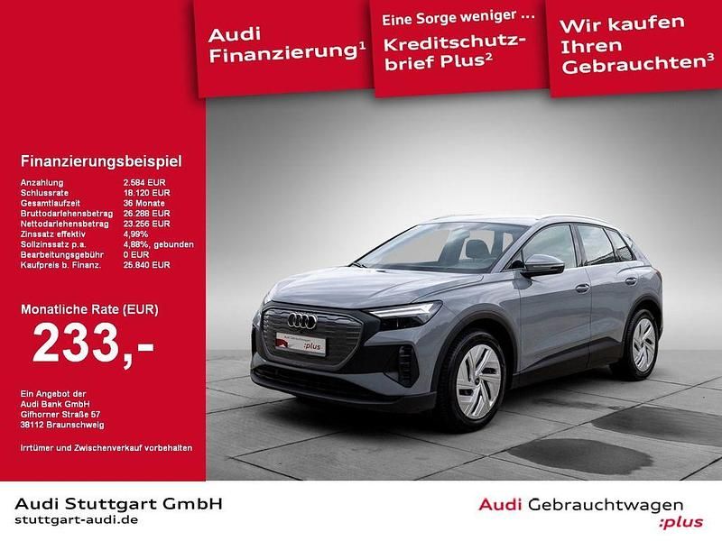 Kieselgrau Gebraucht 2023 Audi Q4 e-tron Comfort SUV | 25.840 € (Fairer Preis) - Bild 1/2