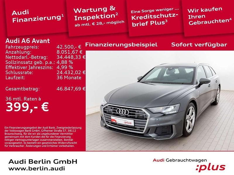 Daytonagrau perleffekt Gebraucht 2023 Audi A6 Sport Kombi | 42.500 € (Teuer) - Bild 1/3