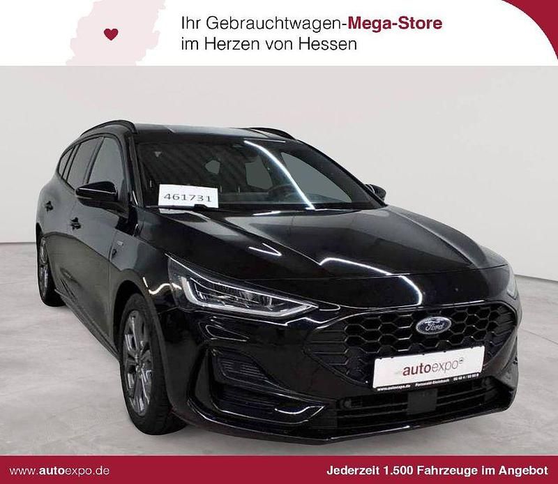Schwarz Gebraucht 2022 Ford Focus ST-Line Limousine | 17.989 € (Fairer Preis) - Bild 1/4