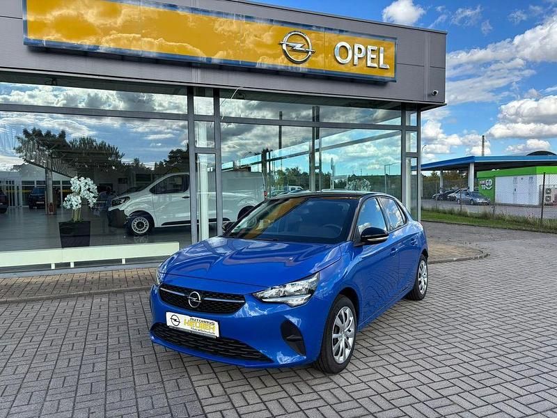 Perl blau/voltaik blau Gebraucht 2022 Opel Corsa-e Edition Kleinwagen | 11.850 € (Superpreis) - Bild 1/4