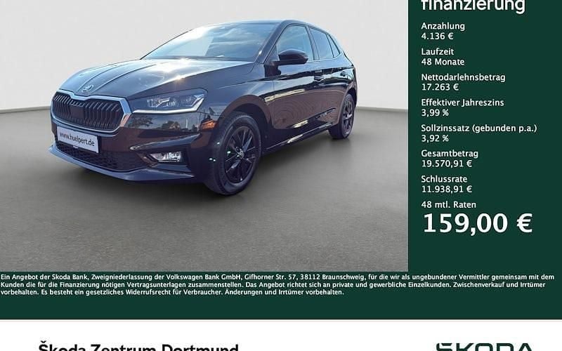 Schwarz Gebraucht 2024 Skoda Fabia Style Limousine | 21.399 € (Fairer Preis) - Bild 1/4