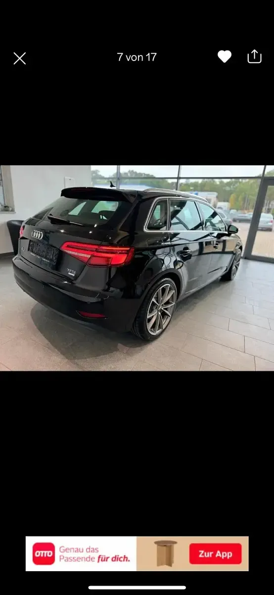 Gebraucht Audi A3 Sportback 150 PS (110 kW) 2016 Schwarz Kleinwagen