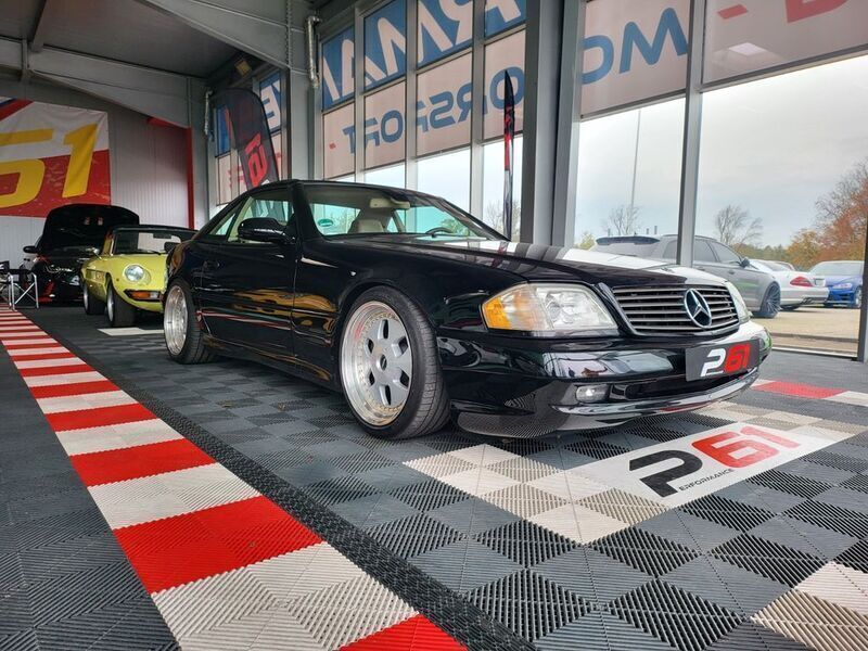 Schwarz Gebraucht 2001 Mercedes SL500 Cabrio | 22.999 € - Bild 1/4
