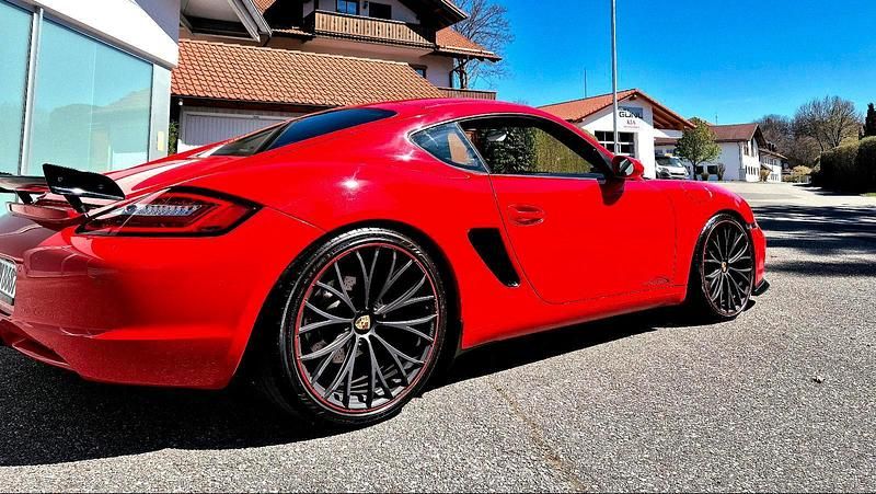 Rot Gebraucht 2008 Porsche Cayman Coupé | 29.500 € - Bild 1/4