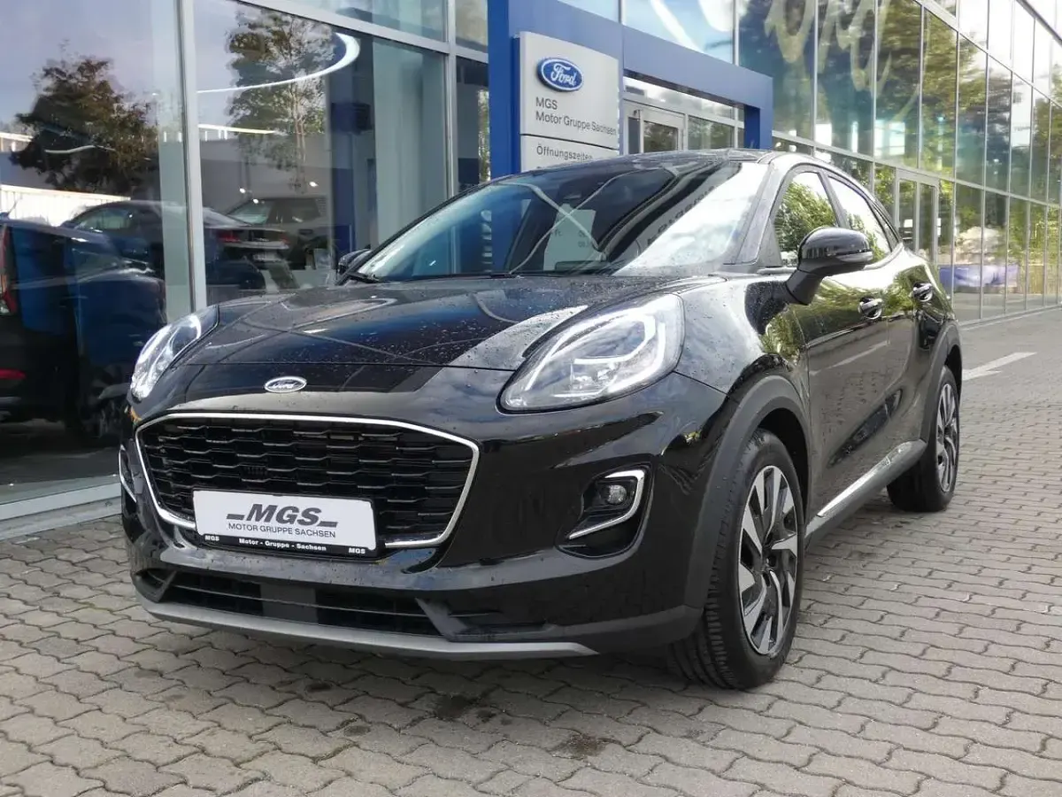 Gebraucht Ford Puma Titanium 125 PS (91 kW) 2024 Obsidianschwarz metallic SUV