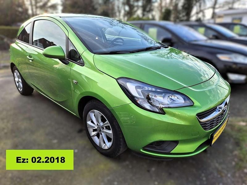 Gebraucht Opel Corsa 90 PS (66 kW) 2018 Apfelgruen p2 Kleinwagen