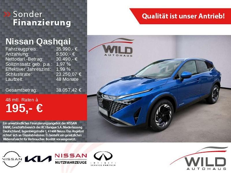 Neu Nissan Qashqai N-Connecta 190 PS (139 kW) 2025 Magnetic blue SUV