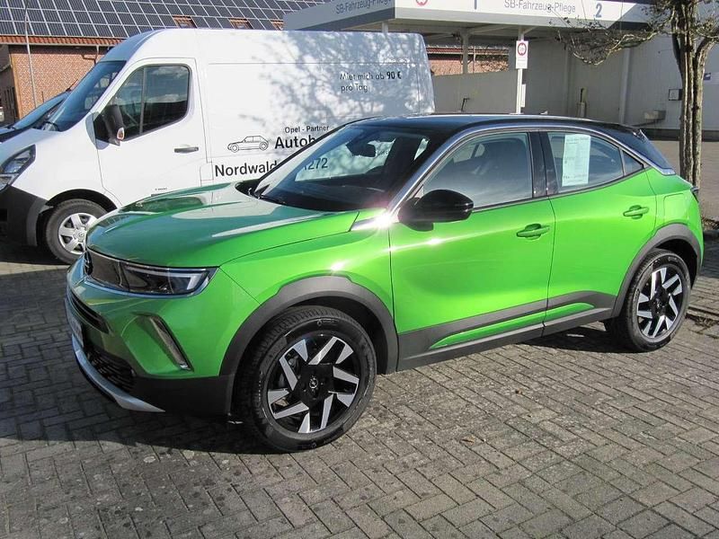 Gebraucht Opel Mokka Elegance 131 PS (96 kW) 2021 Matcha green/ikone gruen SUV