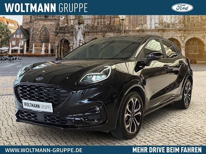 Obsidianschwarz metallic Gebraucht 2022 Ford Puma Gen-E ST-Line X SUV | 23.690 € (Fairer Preis) - Bild 1/4