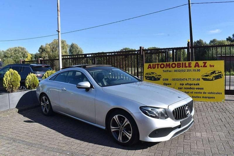 Silber Gebraucht 2018 Mercedes E220 Urban Coupé | 23.999 € (Superpreis) - Bild 1/4