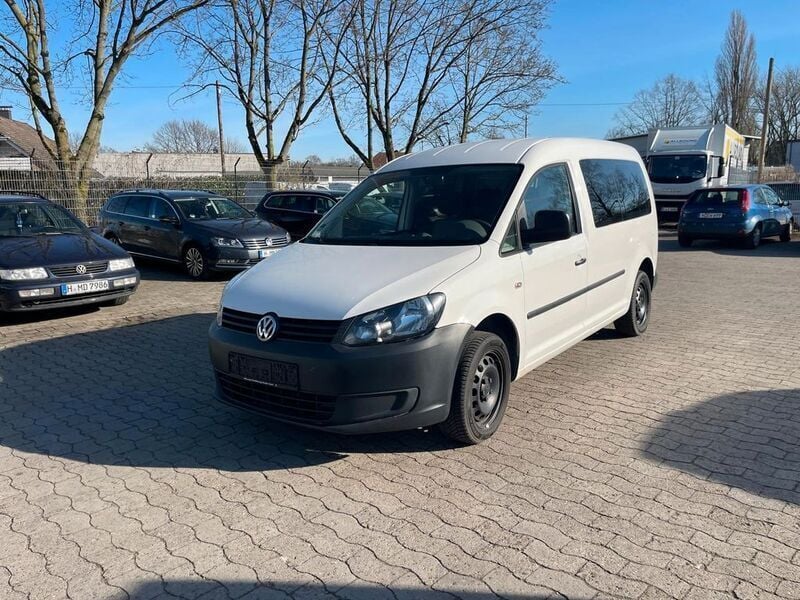Weiß Gebraucht 2013 VW Caddy Maxi Van / Kleinbus | 8.499 € (Teuer) - Bild 1/4