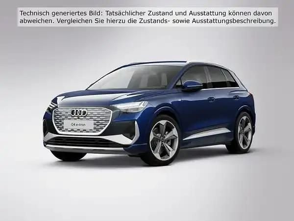 Navarrablau metallic Gebraucht 2022 Audi Q4 e-tron Ambiente SUV | 33.800 € (Guter Preis) - Bild 1/4