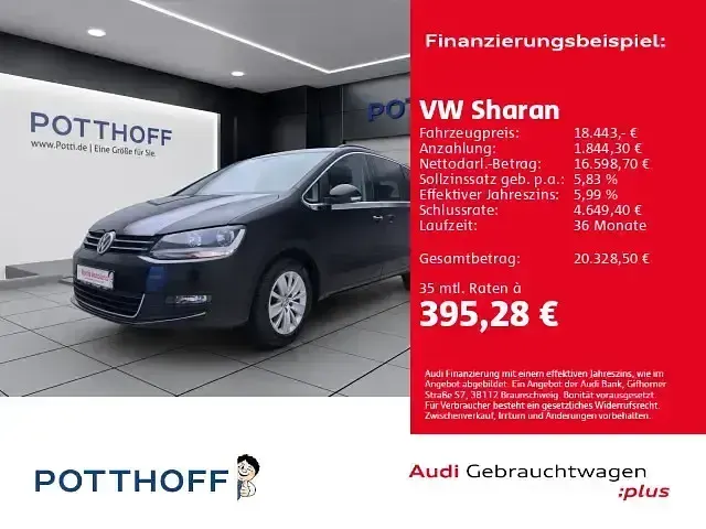 Gebraucht VW Sharan Comfortline 150 PS (110 kW) 2017 Van / Kleinbus