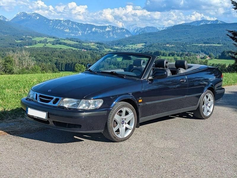 Blau Gebraucht 2000 Saab 9-3 Cabriolet Cabrio | 4.750 € (Etwas zu teuer) - Bild 1/4