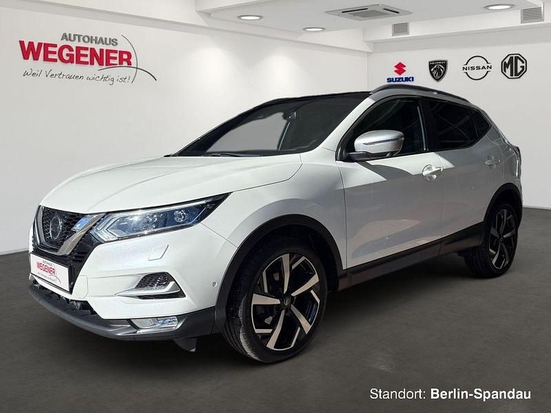 Brilliant white (m) Gebraucht 2018 Nissan Qashqai 360º SUV | 18.990 € (Etwas zu teuer) - Bild 1/4